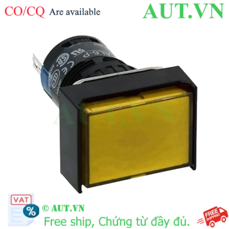 Ảnh của Đèn Báo IDEC AL6H-P4YC 24V LED Vàng D16mm - Siêu Sáng, Bền Bỉ, Chính Hãng