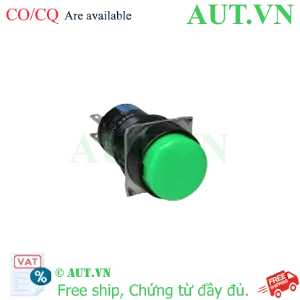 Ảnh của Nút Nhấn Nhả IDEC AB6M-M1GC Phi 16mm - Xanh Lá, 1NO+1NC, Siêu Bền