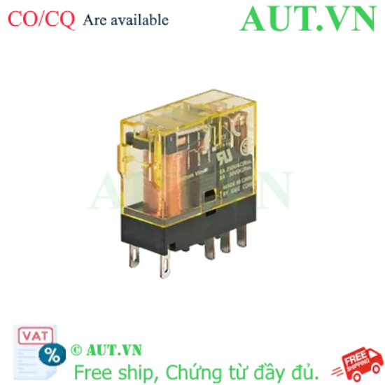 Ảnh của Rơ le trung gian IDEC RJ2S-CL-A230 | 220VAC, 8A, Slim Siêu Mỏng (8 Chân Dẹp)