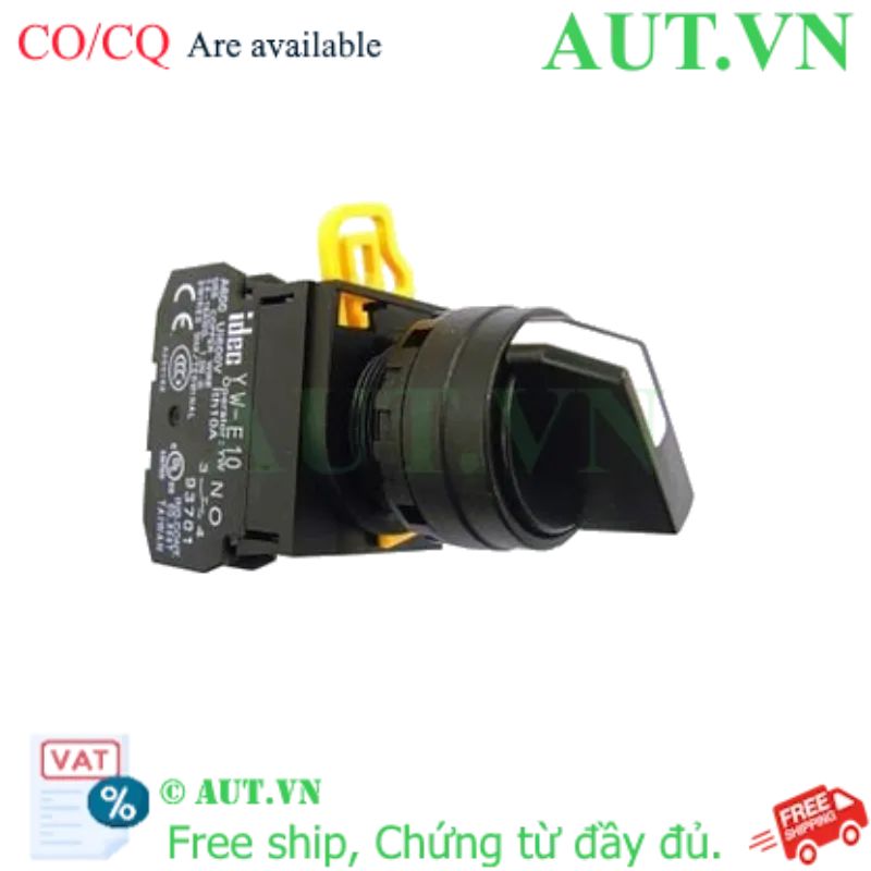 Ảnh của Công tắc 3 vị trí IDEC YW1S-33E11 | 22mm, 1NO+1NC, Tự trả 2 bên