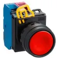Ảnh của Nút Nhấn Giữ IDEC YW1B-A1E11R | 1NO+1NC, Ø22mm, IP65, Màu Đỏ - AUT VN