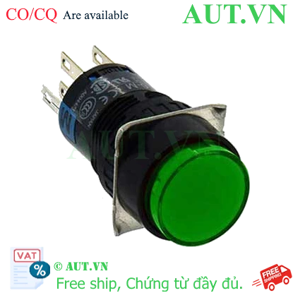 Ảnh của Đèn báo AL6M-P4GC IDEC - D16 - 24VAC/DC - Xanh lá cây