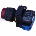 Ảnh của Nút Nhấn Nhả Có Đèn IDEC YW1L-M2E10Q4R | 1NO, 24V, Ø22mm | IP65 Siêu Bền