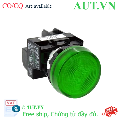 Ảnh của Đèn báo IDEC YW1P-1EM42G 220V 22mm (xanh lá cây)