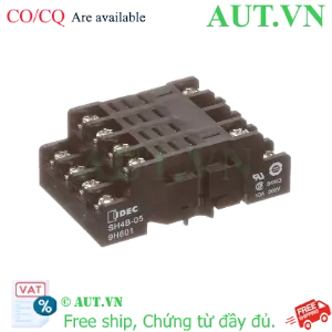 Ảnh của Đế Cắm Rơ Le IDEC SH4B-05B Chính Hãng | 14 Chân Pin Dẹt, 10A, Lắp Thanh Ray DIN