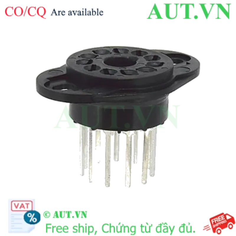 Ảnh của Đế Rơ Le IDEC SR3P-70 | 11 Chân Tròn, 10A, Chống Rung Cao Cấp - AUT VN