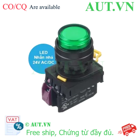 Ảnh của Nút Nhấn Có Đèn IDEC YW1L-M2E01Q4G (24V, 1NC, Phi 22mm) - Chuẩn IP65, Siêu Bền, Chính Hãng Nhật Bản