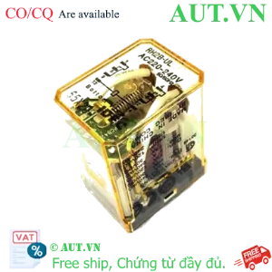Ảnh của Rơ le công suất IDEC RH2B-ULAC220-240 8 chân dẹt 10A - Giá tốt