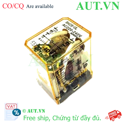 Ảnh của Rơ le công suất IDEC RH2B-ULAC220-240 8 chân dẹt 10A - Giá tốt