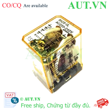 Ảnh của Rơ le công suất IDEC RH2B-ULAC220-240 8 chân dẹt 10A - Giá tốt