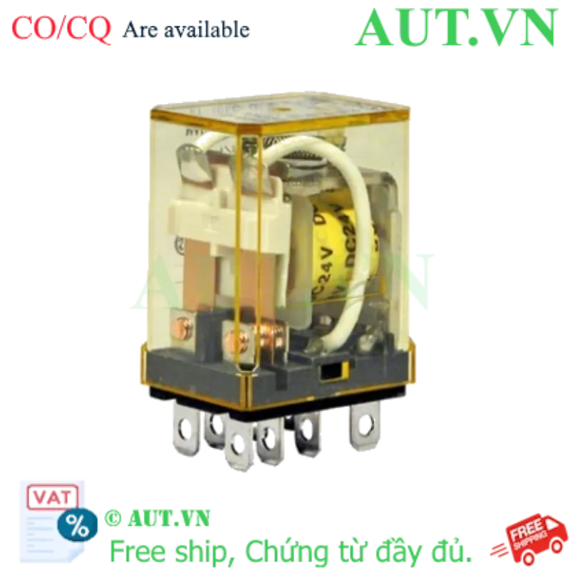 Ảnh của Rơ le trung gian IDEC RH2B-ULAC220 220V 10A (8 chân dẹp lớn)