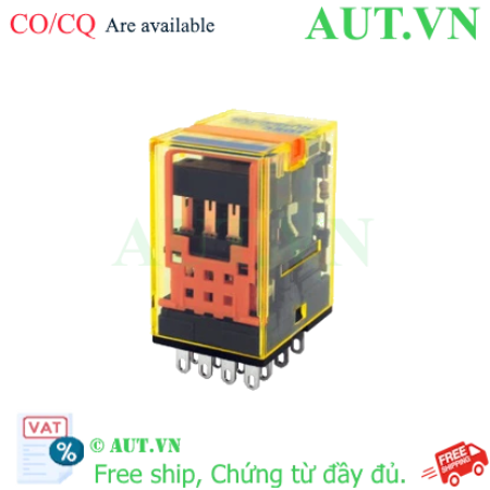 Ảnh của Rơ Le Trung Gian IDEC RU4S-A110 110VAC 6A (14 Chân Dẹp) Chính Hãng