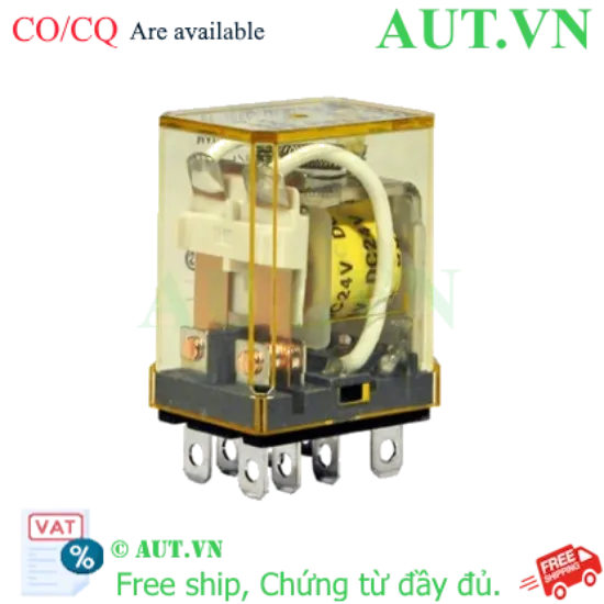 Ảnh của Rơ le trung gian IDEC RH2B-ULAC110 110V 10A (8 chân dẹp lớn)