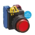 Ảnh của Nút Nhấn Có Đèn IDEC YW1L-M2E11QM3R | Đỏ, Ø22mm, 1NO+1NC, 230VAC