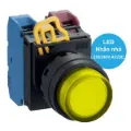 Ảnh của Nút Nhấn Có Đèn IDEC YW1L-M2E11QM3Y | Phi 22mm, LED Vàng 240VAC, 1NO+1NC