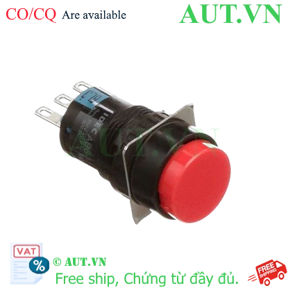 Ảnh của Nút Nhấn Giữ IDEC AB6M-A1R 16mm Màu Đỏ - Chính Hãng, Siêu Nhỏ Gọn, Độ Bền Công Nghiệp