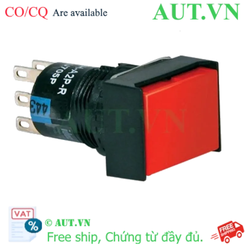 Ảnh của Nút nhấn giữ IDEC AB6Q-A1R 16mm (Đỏ)