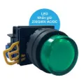 Ảnh của Nút Nhấn Có Đèn IDEC YW1L-A2E10QM3G - Phi 22mm, Nhấn Giữ, 230VAC