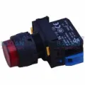 Ảnh của Nút Nhấn Giữ Có Đèn IDEC YW1L-A2E10Q4R | 24V AC/DC, 1NO, Màu Đỏ (D22)