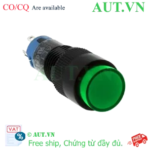 Ảnh của Nút nhấn nhả có đèn IDEC AL1M-M11G 2.9VDC D10 1NO+1NC (Xanh)