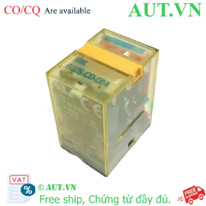 Ảnh của Rơ le trung gian IDEC RU2S-CD-D24: 24VDC, 10A, 8 Chân Dẹt, Tích hợp Diode & LED - AUT VN