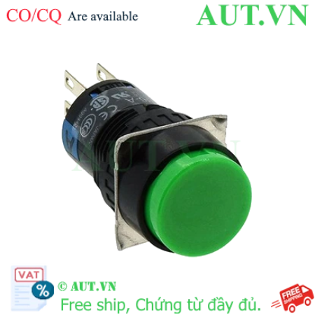 Ảnh của Nút nhấn nhả IDEC AB6M-M2G 16mm (Xanh lá cây)