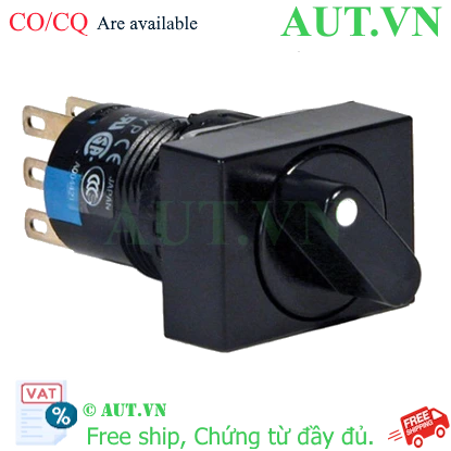Công tắc 2 vị trí IDEC AS6H-2Y1C 16mm
