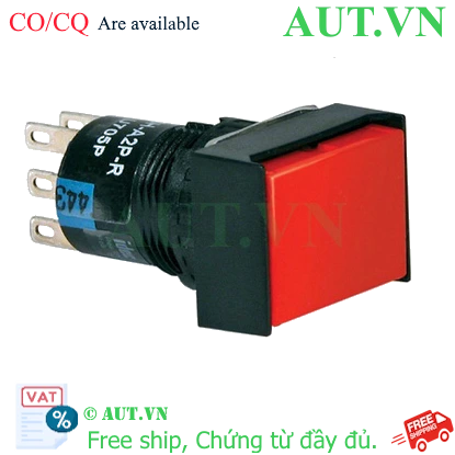 Ảnh của Nút nhấn giữ IDEC AL6Q-A24R 16mm 24V (Đỏ)