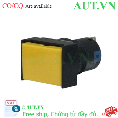 Nút nhấn giữ IDEC AL6H-A24Y 16mm 24V (Vàng)