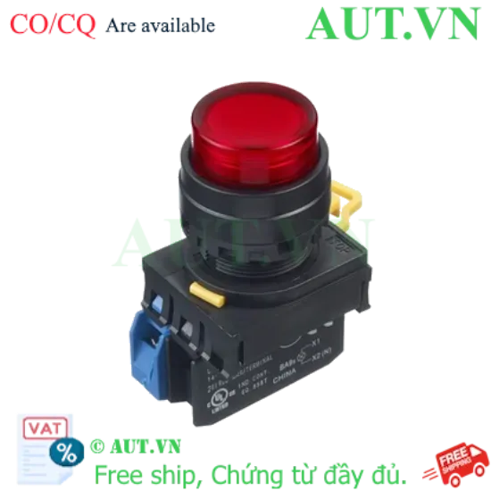 Ảnh của Nút Nhấn Có Đèn IDEC YW1L-A2E11Q4R - Nhấn Giữ, D22, 1NO+1NC (Đỏ) - Chính Hãng, Siêu Bền, IP65