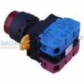 Ảnh của Nút Nhấn Có Đèn IDEC YW1L-A2E11Q4R | Nhấn Giữ, 1NO+1NC, LED Đỏ 24V