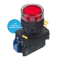Ảnh của Nút Nhấn Có Đèn IDEC YW1L-MF2E10QM3R - 1NO, Đỏ, 230VAC, IP65