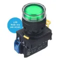 Ảnh của Nút Nhấn Nhả Có Đèn IDEC YW1L-MF2E10Q4G | Ø22mm, 24V, 1NO, Xanh Lá - Chuẩn IP65