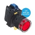 Ảnh của Nút Nhấn Có Đèn IDEC YW1L-AF2E10Q4R - 1NO, Ø22mm, Đỏ (24V AC/DC)