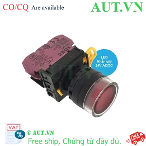Ảnh của Nút Nhấn Giữ Có Đèn IDEC YW1L-AF2E01Q4R - Đỏ, 24VAC/DC, 1NC, D22