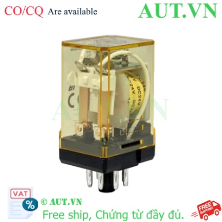 Ảnh của Rơ le trung gian IDEC RR2P-ULDC24 24VDC 10A (8 chân tròn)
