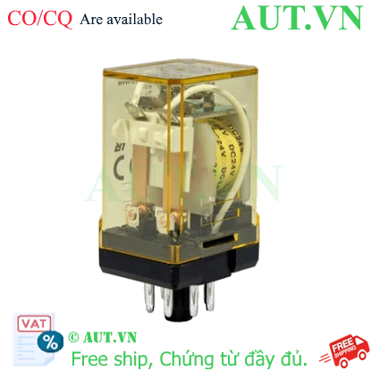 Ảnh của Rơ le trung gian IDEC RR2P-ULAC220 220V 10A (8 chân tròn)