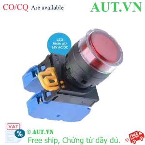 Ảnh của Nút Nhấn Giữ Có Đèn IDEC YW1L-AF2E20Q4R - 2NO, 24VAC/DC, Đỏ (Ø22) - AUT VN