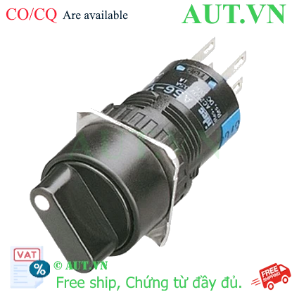 Công Tắc Xoay IDEC AS6M-3Y2C 16mm (3 Vị Trí, 2NO, IP65) | AUT VN