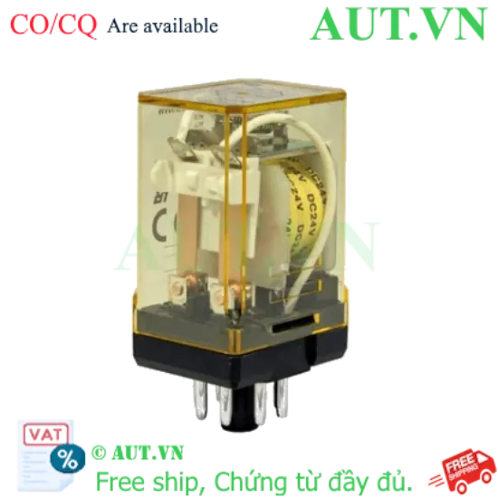 Ảnh của Rơ le trung gian IDEC RR2P-ULAC24 24VAC 10A (8 chân tròn)