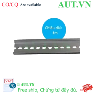 Ảnh của Thanh ray nhôm DIN 35mm dài 1m IDEC BAA1000 - Giải pháp lắp đặt chuyên nghiệp