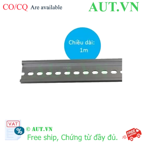 Ảnh của Thanh ray nhôm DIN 35mm dài 1m IDEC BAA1000 - Giải pháp lắp đặt chuyên nghiệp