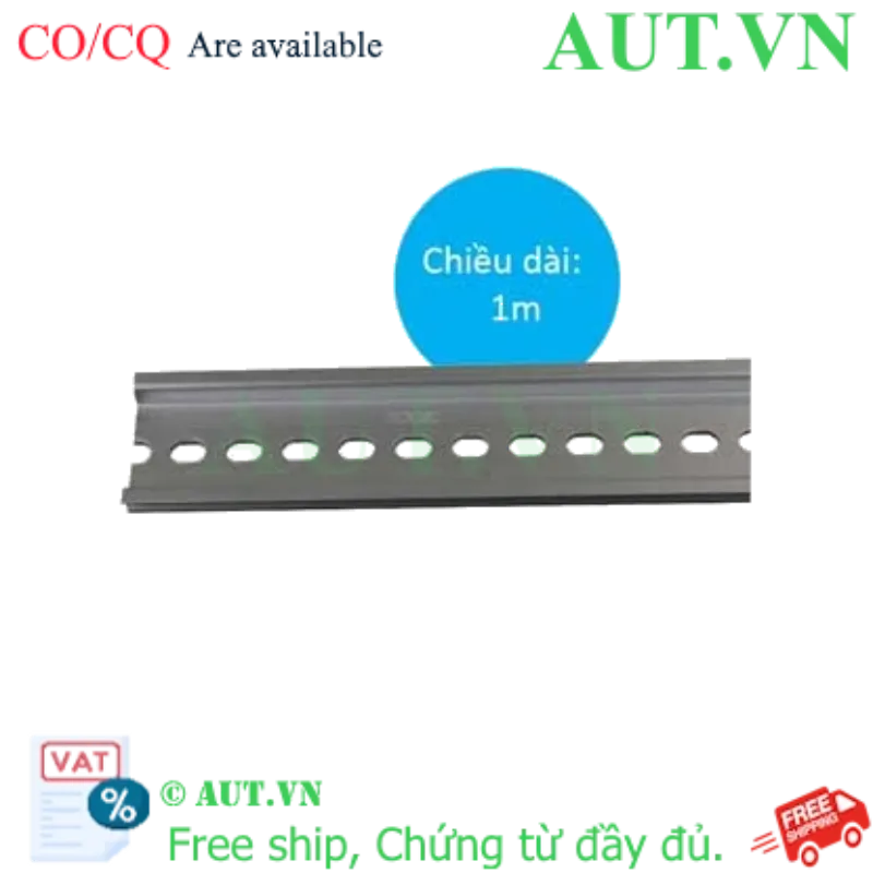 Ảnh của Thanh ray nhôm DIN 35mm dài 1m IDEC BAA1000 - Giải pháp lắp đặt chuyên nghiệp