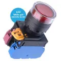 Ảnh của Nút Nhấn Nhả Có Đèn IDEC YW1L-AF2E11QM3R - Đỏ, 22mm, 230VAC, 1NO+1NC