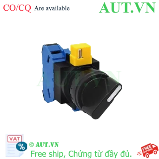 Ảnh của Công tắc xoay IDEC HW1S-2T10: 2 Vị trí Tự giữ, 1NO, Phi 22mm IP65 Chính hãng Nhật Bản
