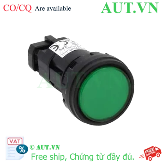Ảnh của Đèn báo IDEC HW1P-1Q4G, 24VAC/DC, D22, Màu xanh lá
