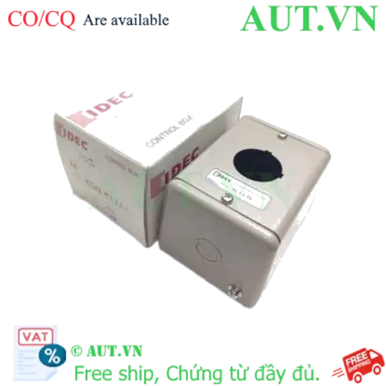 Ảnh của Hộp Nút Ấn IDEC KGN111Y Chính Hãng - Thép Sơn Tĩnh Điện, 1 Lỗ D30, IP40