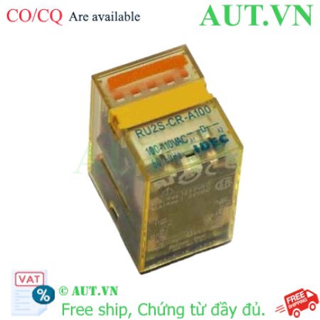 Ảnh của Rơ le trung gian IDEC RU2S-CR-A100 (8 Chân Dẹt, 100-110VAC, 10A) - Chính Hãng AUT VN