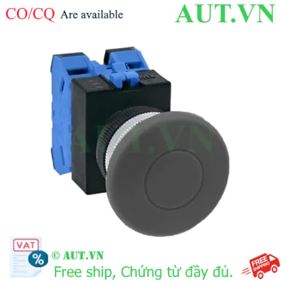 Ảnh của Nút nhấn giữ không đèn IDEC AOW420B D22 2NO (Đen)