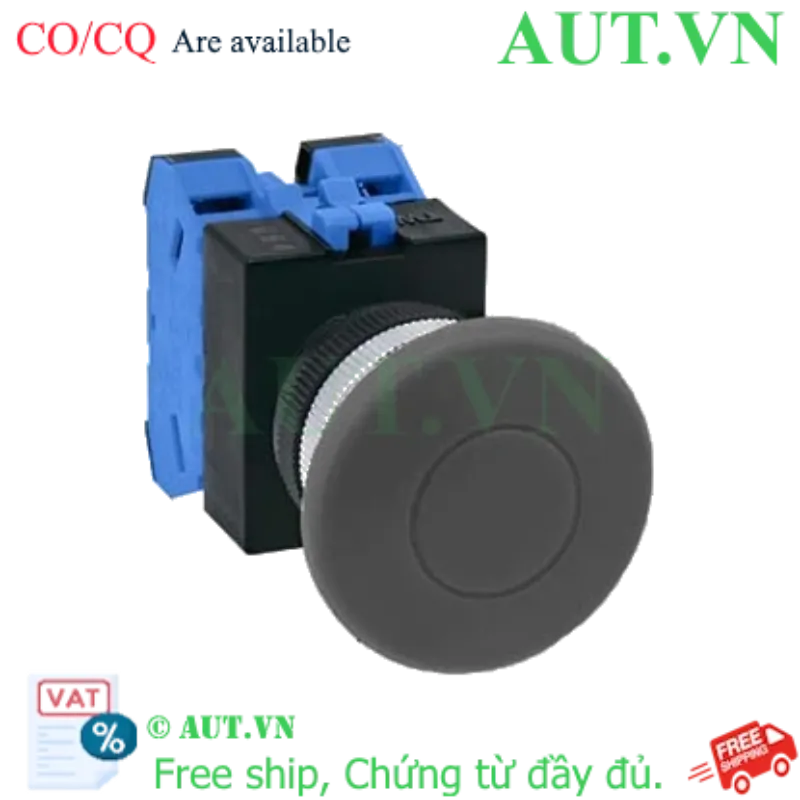 Ảnh của Nút nhấn giữ không đèn IDEC AOW420B D22 2NO (Đen)